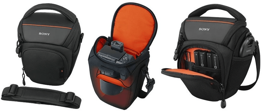 Sony LCS-AMB – Custodia Da Trasporto Per Fotocamere Alpha, Leggera E Resistente In Poliestere