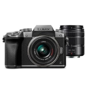 PANASONIC DMC-G7 14-42 + 45-150 SREBRNY