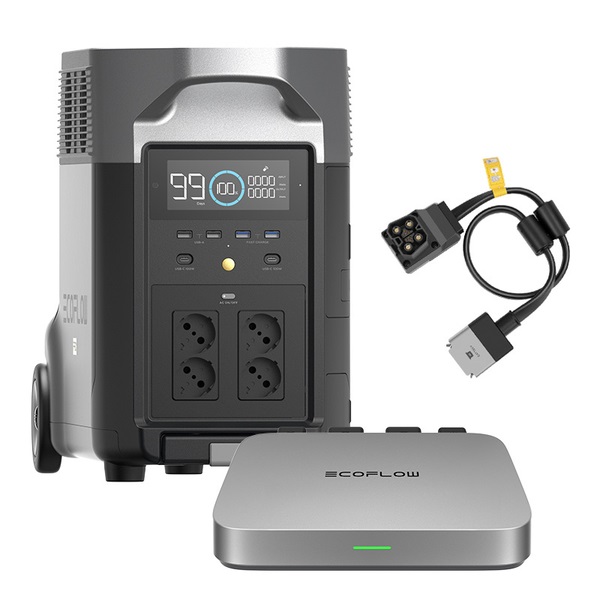 ECOFLOW DELTA PRO 3 stacja zasilania + mikroinwerter PowerStream 800W